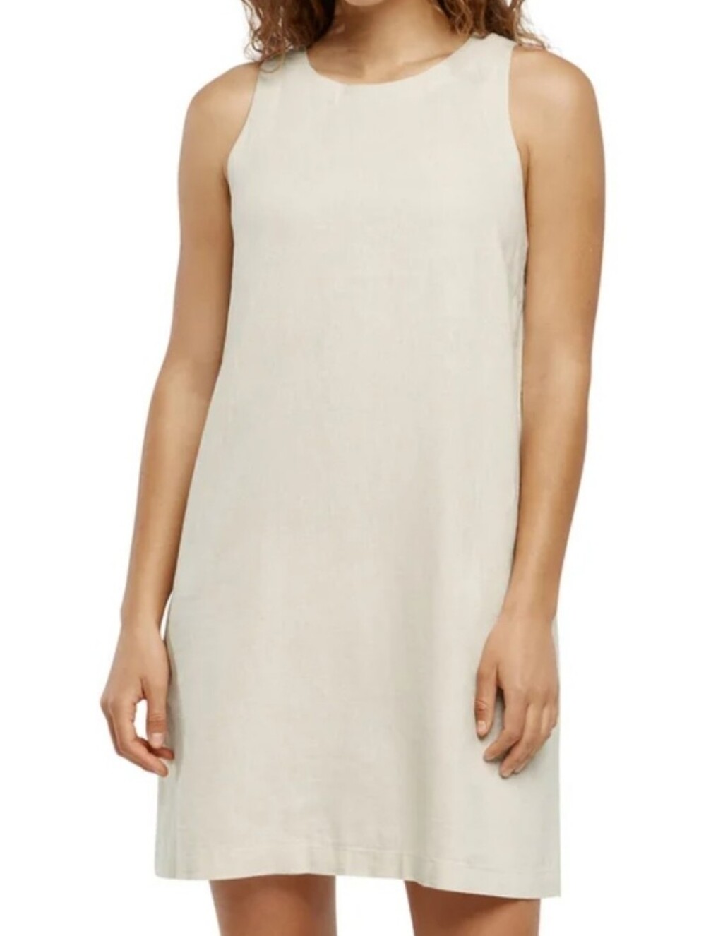 Banana Republic Linen Sleeveless BohoBeachy Summergirl Shift Dress/ Pockets. XXL